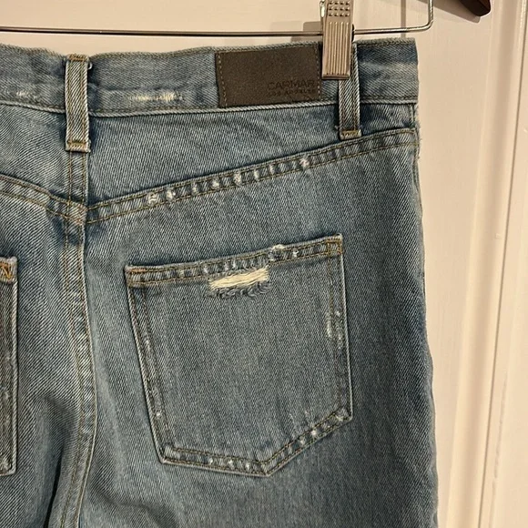 Lightly used carmar ripped jeans size 26 - Picture 3 of 5